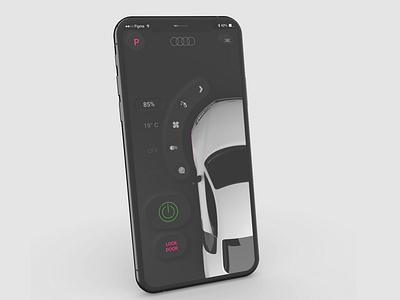 Car Remote Control App Concept