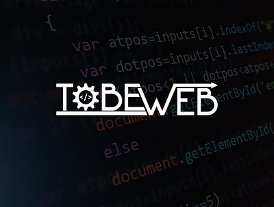 TOBEWEB Logo Design art branding business code company company logo design graphic design illustrator logo minimal programming startup vector web development website