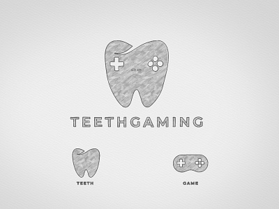 Teeth Gaming Logo sketch art brand branding business console logo design game gaming graphic design illustrator logo minimal startup teeth teeth console vector