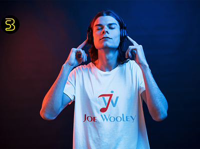 Joe Wooley T-shirt Branding art band brand branding business company creative design energy enjoy fun logo minimal music note sound startup studio vector voice