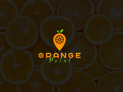 Orange Point Logo Design Branding brand branding business cafe design fruit icon juice location logo malta map minimal orange point restaurant shop startup store symbol