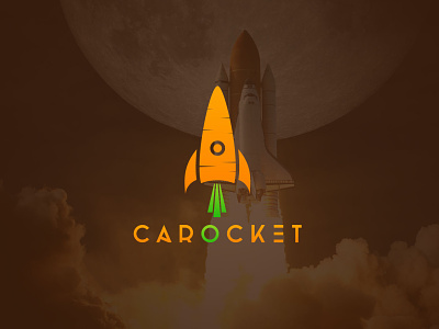CAROCKET Logo Design Branding adventure blockchain brand branding business carrot concept crypto design enjoy fun icon logo minimal moon rocket startup symbol technology vegetable