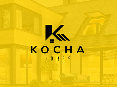 KOCHA HOMES Logo Design Branding apartment brand branding business consulting design flat fun home house icon k k letter k logo logo minimal property realestate startup studio