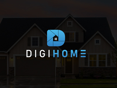 DIGI HOME Logo Design Branding apartment brand branding business d home d letter d logo design digi digital flat home house icon logo minimal property real estate startup symbol