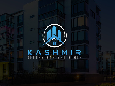 KASHMIR Real-estate and Homes Logo Design Branding