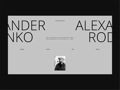 Composition concept 6 blackandwhite typography uiux uiuxdesign webdesign