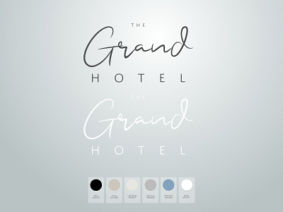 Logo & Colour Palette | Grand Hotel BD branding color scheme colour scheme hospitality hotel logo logo design travel