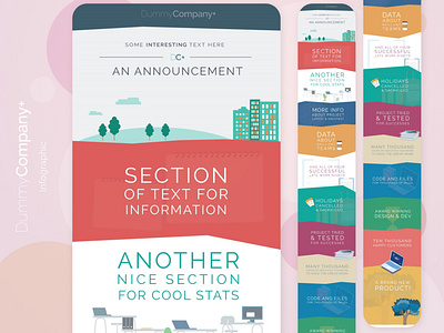 Infographic (& Downloadable Templates) | DummyCompany+ ai communications data download infographic product design saas design statistics template