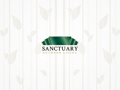 Sanctuary Outdoor Living Logo (Feb '14) | GPHX Designs branding concepts construction logo logo design