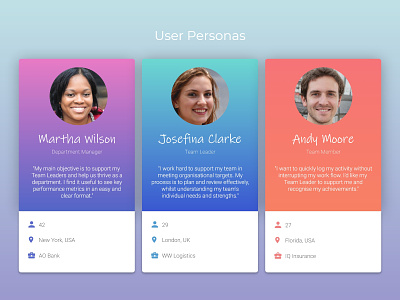 User Personas | DummyCompany+ data pain points persona personas research user journey user persona ux ux process