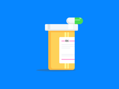 Prescription bottle Illustration