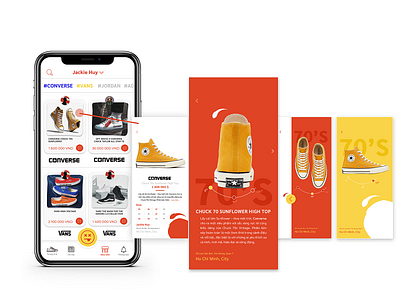 Sneaker App - Shopping page (SCLUB) app art branding design graphic design illustration illustrator ui ux vector web