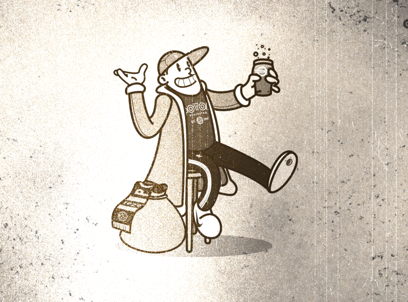 Beer is my coffee fans football illustration illustration art illustrator soccer sport supporters vector vector illustration