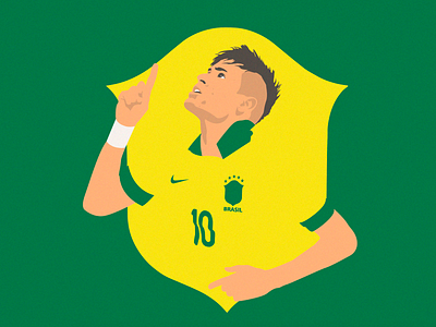 Neymar Jr. artwork brazil copaamerica football illustration illustration art illustrations illustrator neymar soccer vector vector art vector illustration