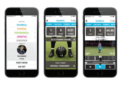 Soccer Training App Design & Development android app app design design illustration ios platform software company software design software development sport sport app ui ux webdesign