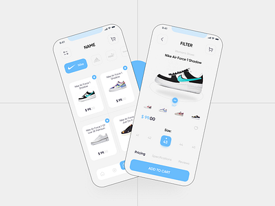 Design of a mobile application for a store with shoes abstract awesome awesome design blue bubble design dribbble figma mobile app mobile ui shoes ui uxui uxuidesign