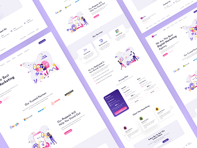 Creative Agency Landing Page Design