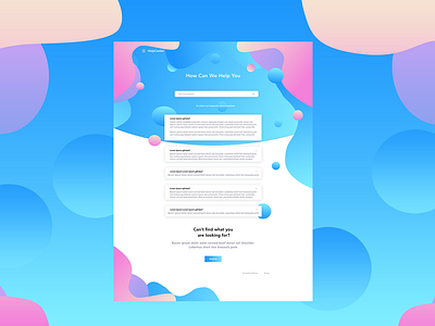 Colorful Website design