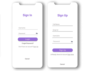 Simple Sign In & Sign Up Mobile UI Design by Abdihakiin Elmi on Dribbble
