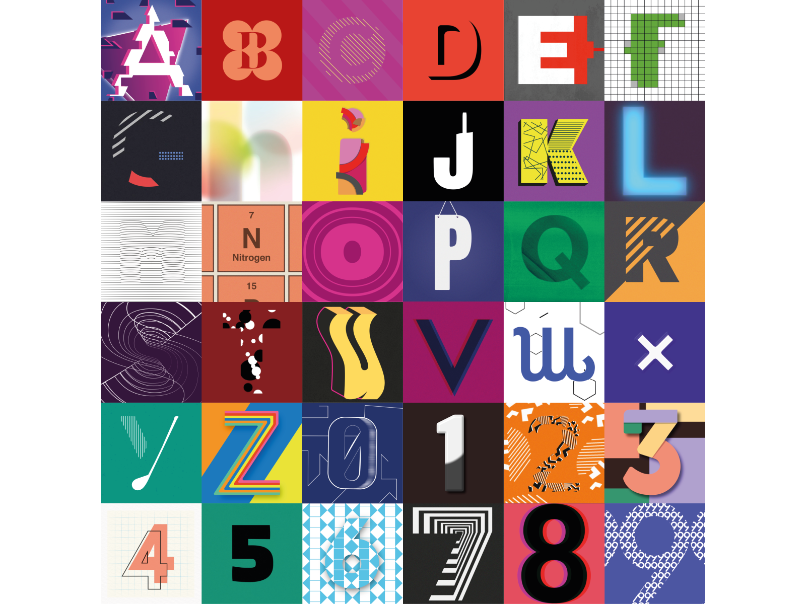 36 Days of Type challenge by Ollie Fletcher on Dribbble