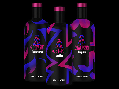 Spirits UV reactive bottle packaging design adobe adobe illustrator adobe photoshop alcohol alcohol branding alcohol packaging bottle bottle design bottle label bottle mockup creative design graphic design logo logo design mockup mockups packaging uv vector