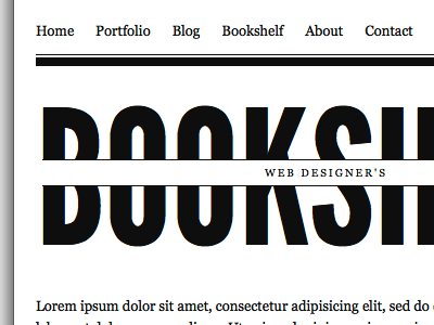 Web Designer's Bookshelf