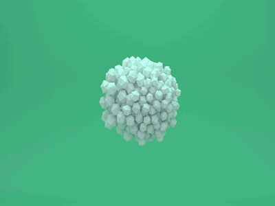 [gif] swarm intelligence 3d animation cinema gif paper particle render swarm