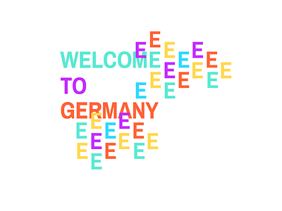 Welcome to Germany refugees visual system welcome