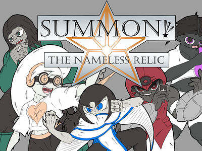 SUMMON! The Nameless Relic character concept character design comics concept design design graphic design illustration webcomics