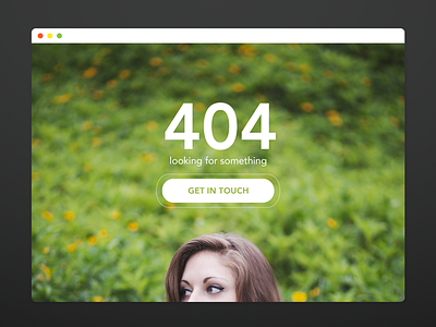 404 landing page 404 dailyui landing page