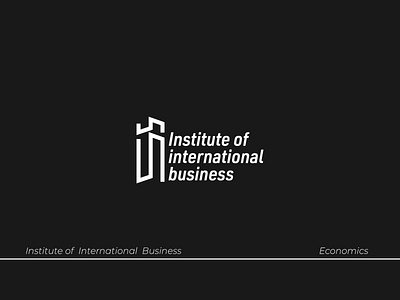 Institute of International Business Logo update brand identity business design handmade illustration logo logo icon logodesign tech type typography vector