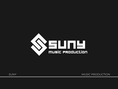 Suny- Music Production brand identity branding design icon lettering logo logodesign music production type typography