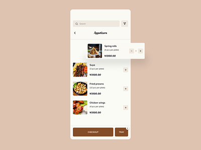 Restaurant menu app branding design icon illustration typography ui ux