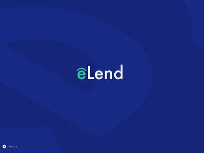 eLend app branding design illustration logo typography ui ux vector