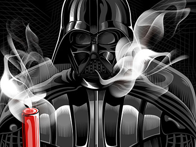 Weed Vader darth vader star wars the dark side vector weed