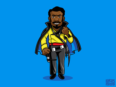 Childish Lando character childish gambino donald glover icon lando logo star wars vector