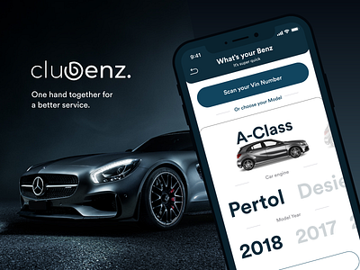 Clubenz | Mercedes Owners buddy android app benz car clean community ios mercedes product design services sketch ui ux