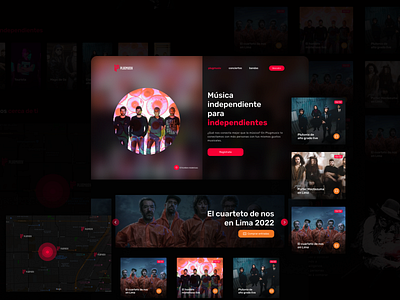 Plugmusix Web View Concept brand concept crisva design landing ui uxdesign