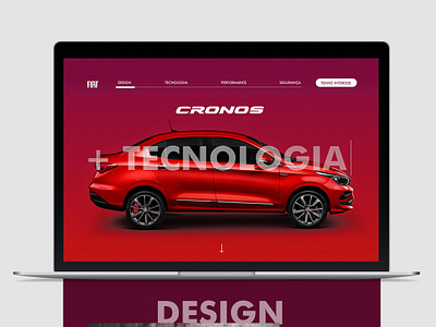 Desktop Cronos design ui ux web