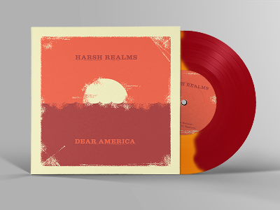 Harsh Realms / Dear America - Split 7inch Artwork