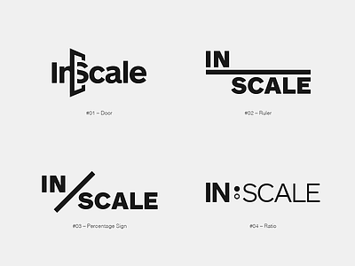Inscale Logo Development branding identity inscale logo logomark logotype redesign scale wordmark