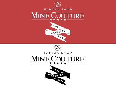 MineCouture Logo Design #2 clothing logo clothing shop logo fashion logo fashion shop logo logo logo design