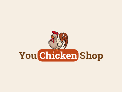 You Chicken Shop Logo chicken logo chicken shop logo logo logo design