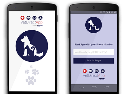 Vetdirectapp Mobile App Design