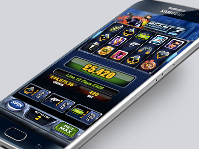 AgentZ Mobile Slot Game UI