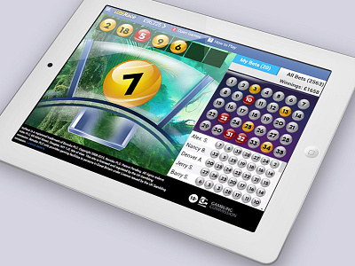 Tablet Gameplay UI animation app branding design illustration ui ux vector web website
