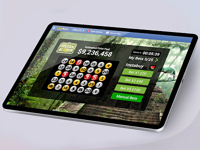 Tablet Mayan Gold UI