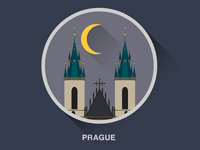 Prague buildings church city design famous flat flat cities gothic iconic playoff prague reboud