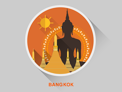 Bangkok bangkok city design flat flat cities playoff reboud thailand