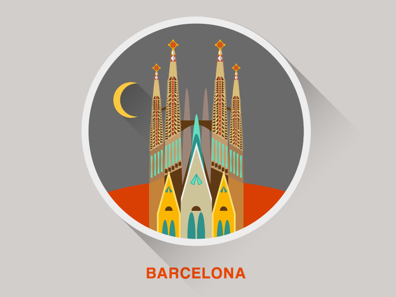 Barcelona by Ema Rogobete on Dribbble